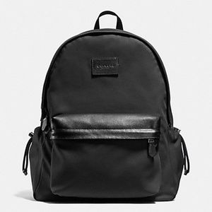 Coach Campus Nylon & Leather Backpack
